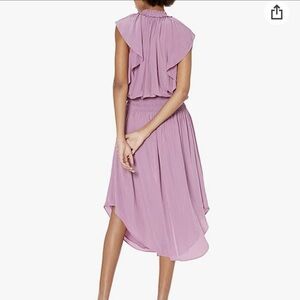 Ramy Brook Women's Wren Flutter
Sleeve Midi Copper Dress Sz S/P